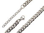 Armband | Silber - Cuban - B 7mm - L 18+5cm - Damen