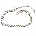 Bracelet | Silver - Cuban - W 5mm - L 18+5cm - Ladies