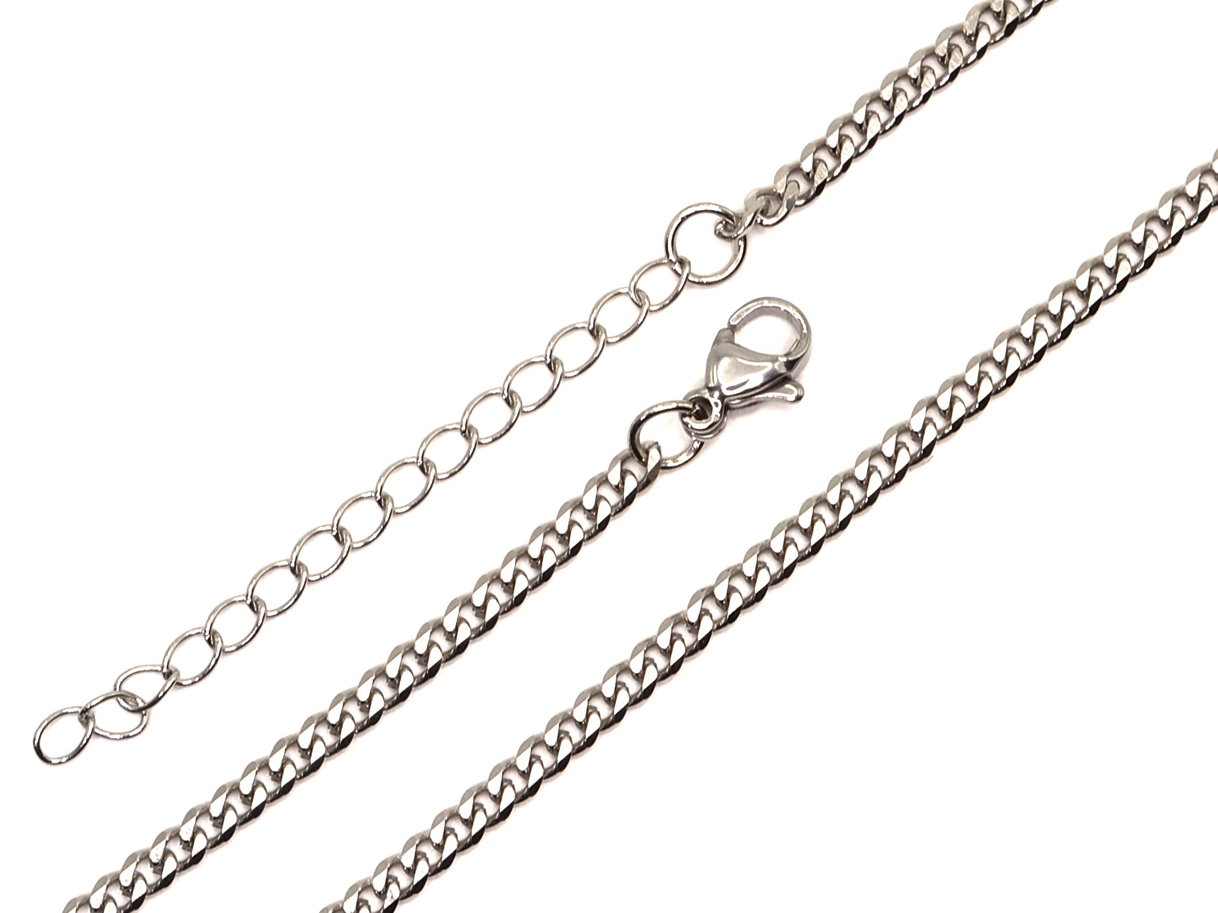 Armband - Silber - Panzerkette - B 3mm - L 18+5cm - Dame