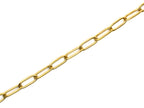 Necklace | 18K Gold - Paperclip - W 4mm - L 40+5cm - Women