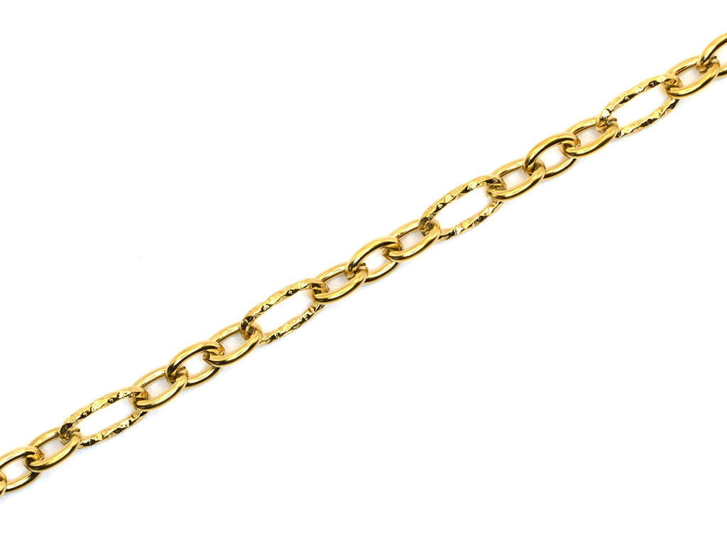 Halskette | 18K Gold - Anker‑Paperclip - B 5mm - L 40+5cm - Damen