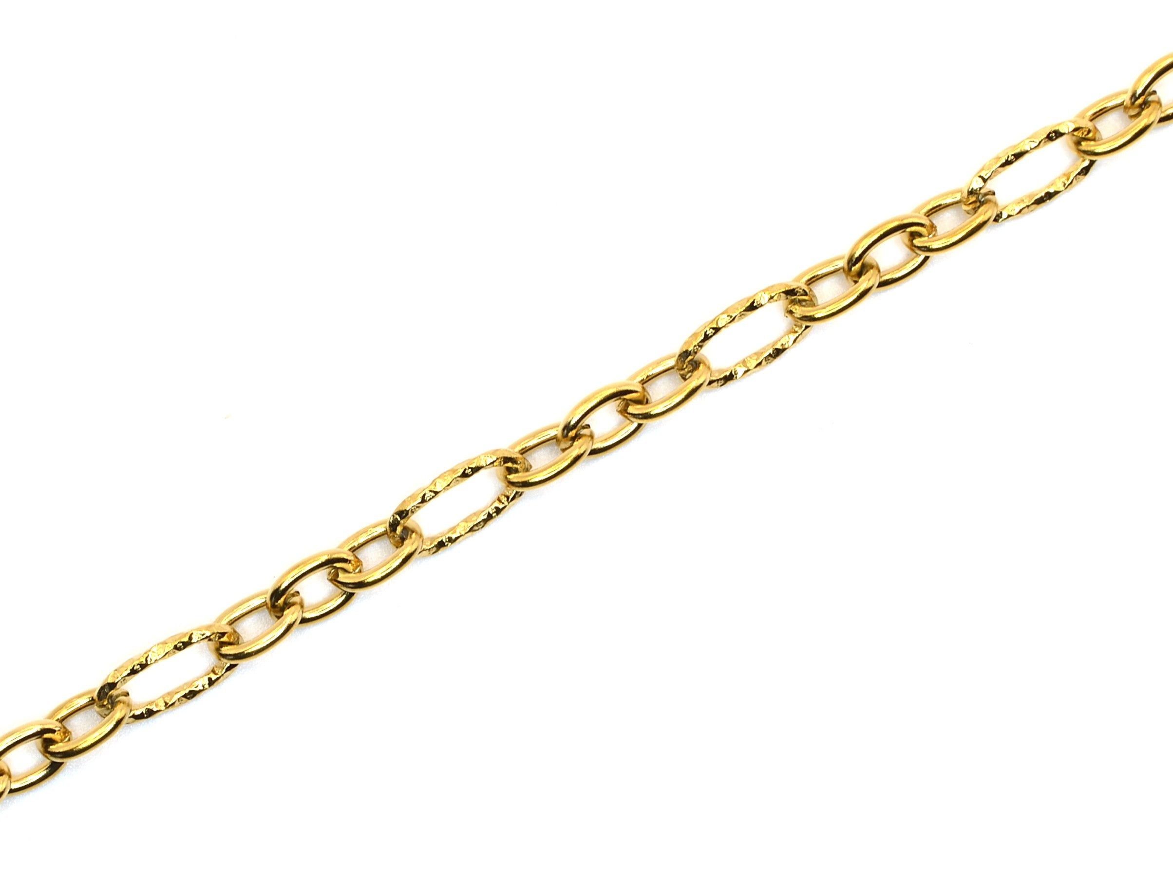Halskette | 18K Gold - Anker‑Paperclip - B 5mm - L 40+5cm - Damen