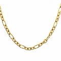 Necklace | 18K Gold - Anchor Paperclip - W 5mm - L 40+5cm - Women's