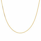 Necklace | 18K Gold - Snake Chain - W 1mm - L 40+5cm - Women