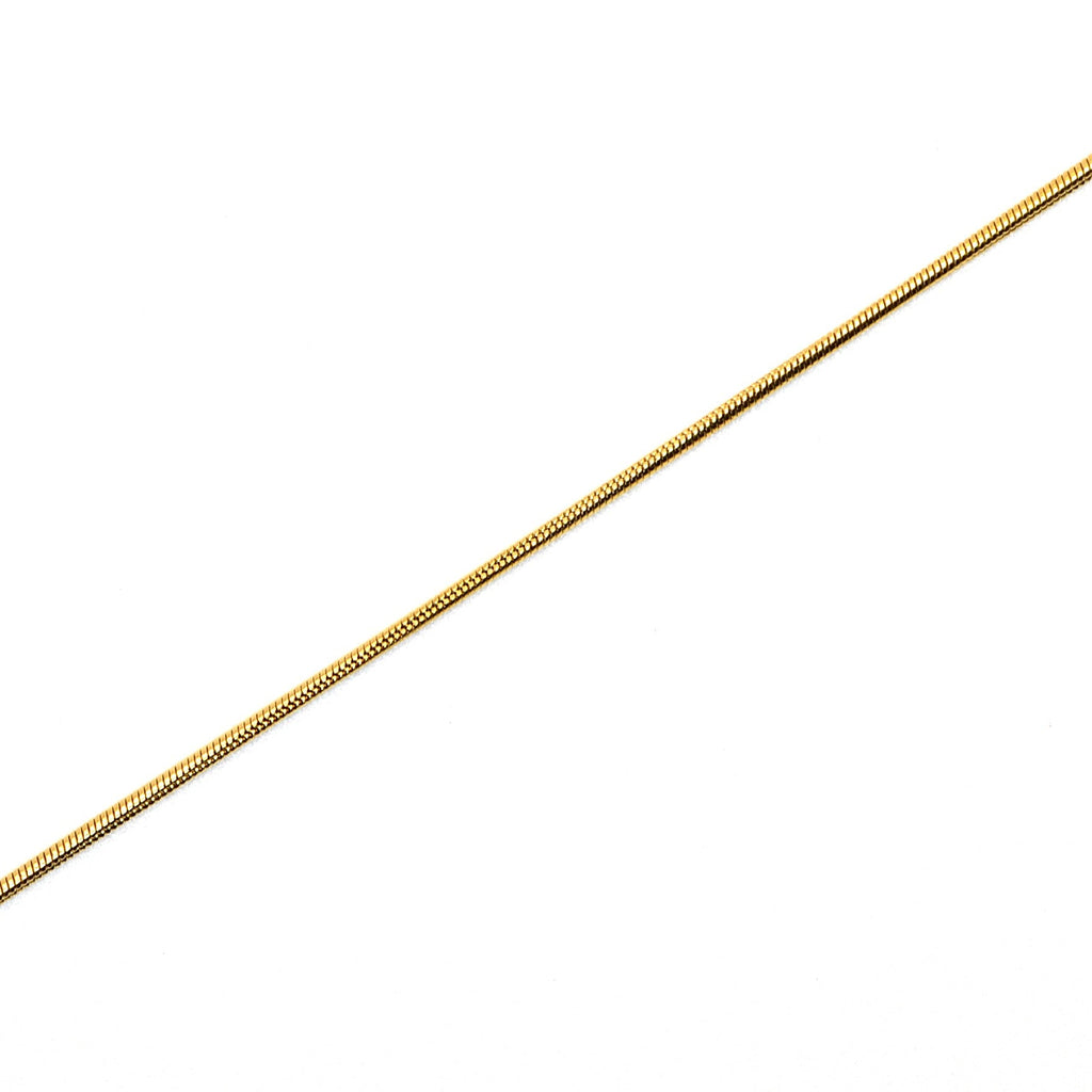Necklace | 18K Gold - Snake Chain - W 1mm - L 40+5cm - Women