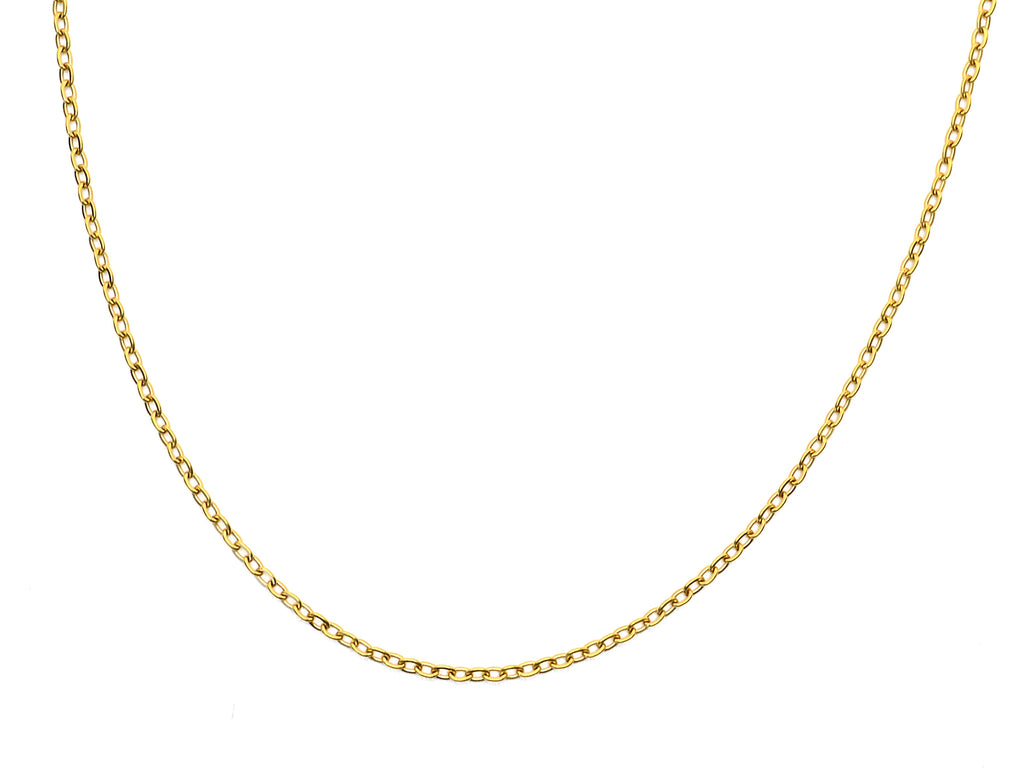 Necklace | 18K Gold - Anchor chain - W 2mm - L 40+5cm - Women