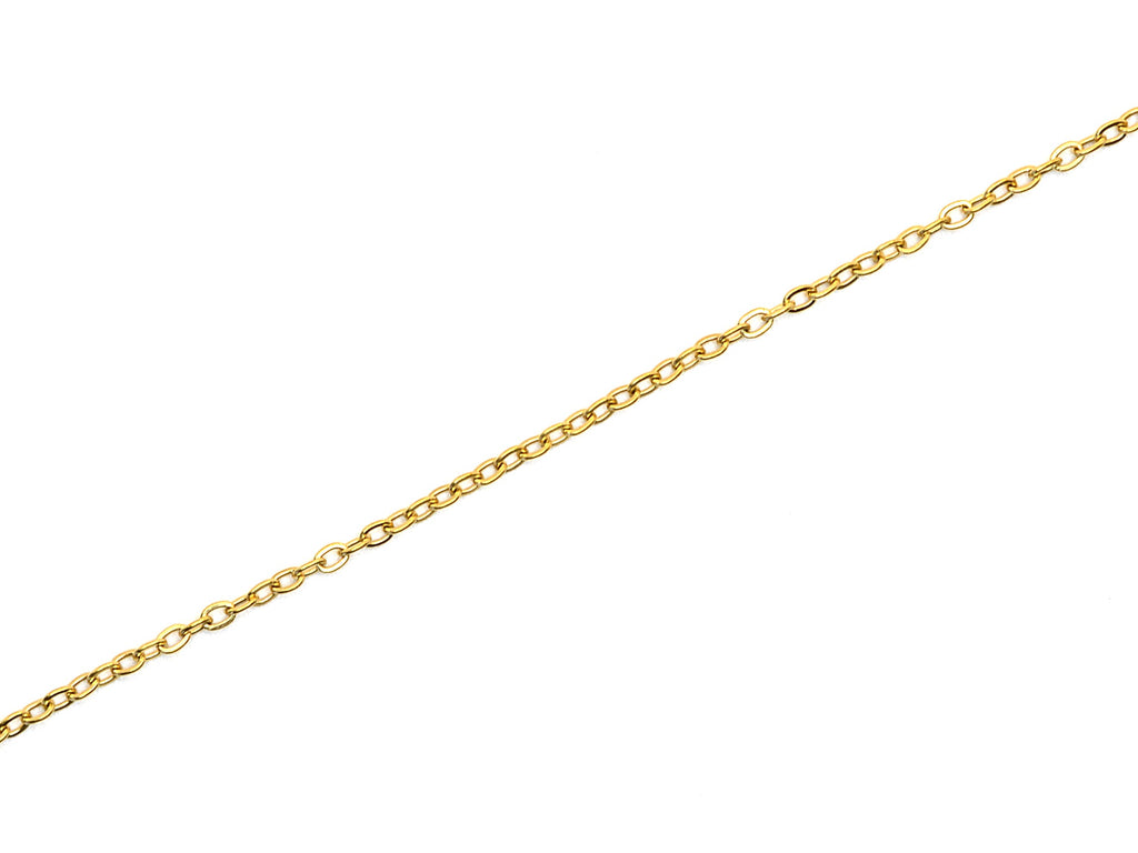 Necklace | 18K Gold - Anchor chain - W 2mm - L 40+5cm - Women