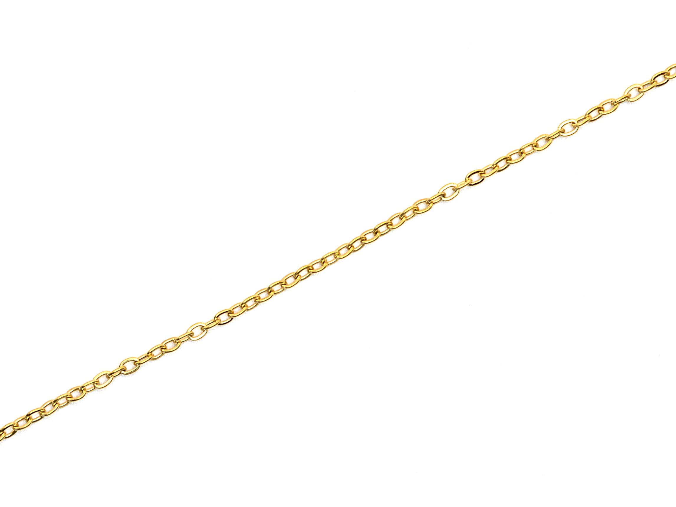 Halskette | 18K Gold - Ankerkette - B 2mm - L 40+5cm - Damen