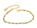 Armband | 18K Gold - Twisted-Wave - B 4mm - L 18+5cm - Damen