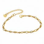 Bracelet | 18K Gold - Twisted Wave - W 4mm - L 18+5cm - Ladies