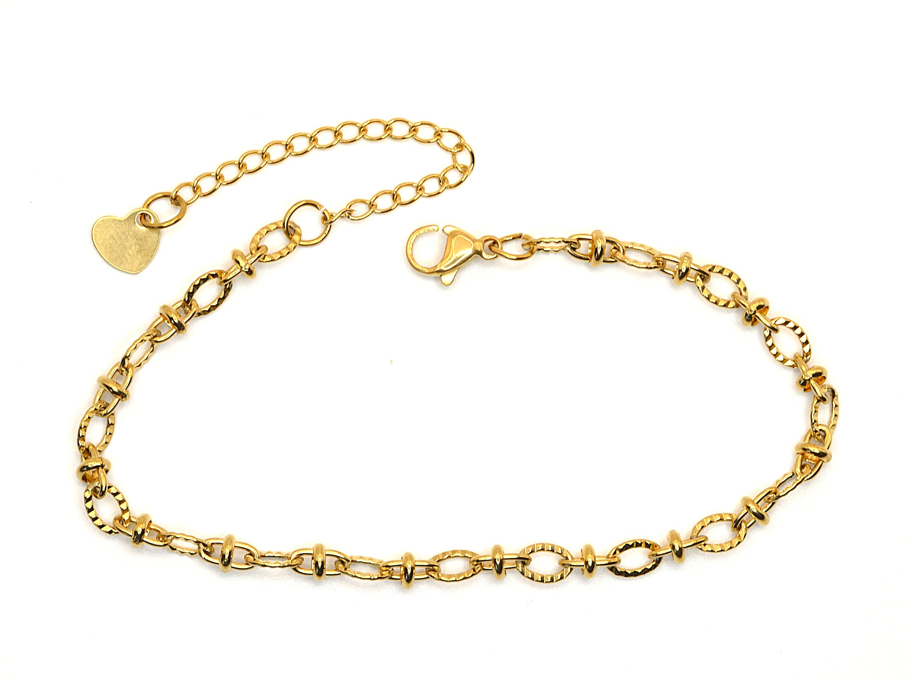 Armband | 18K Gold - Twisted-Wave - B 4mm - L 18+5cm - Damen