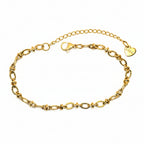 Bracelet | 18K Gold - Twisted Wave - W 4mm - L 18+5cm - Ladies