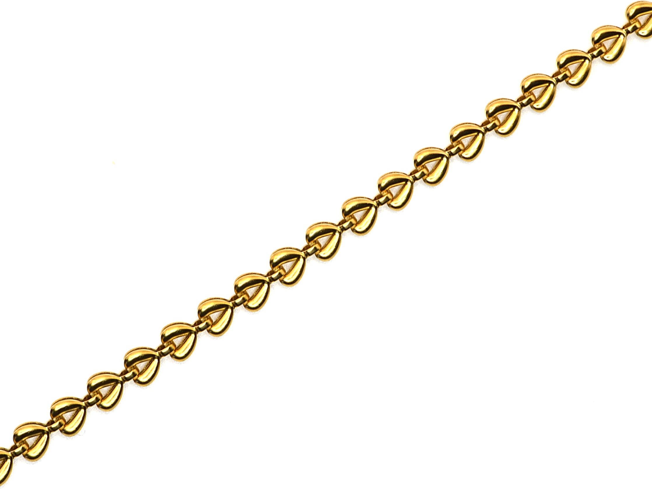 Armband | 18K Gold - Weizenähren - B 4mm - L 17+5cm - Damen