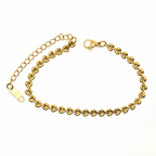Bracelet | 18K Gold - Wheat Chain - W 4mm - L 17+5cm - Ladies