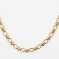 Necklace | 18K Gold - Twisted Anchor - W 7mm - L 41+5cm - Women's