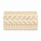 Stirnband | Weiche Kunstwolle - Beige - Herbst - Winter - Damen