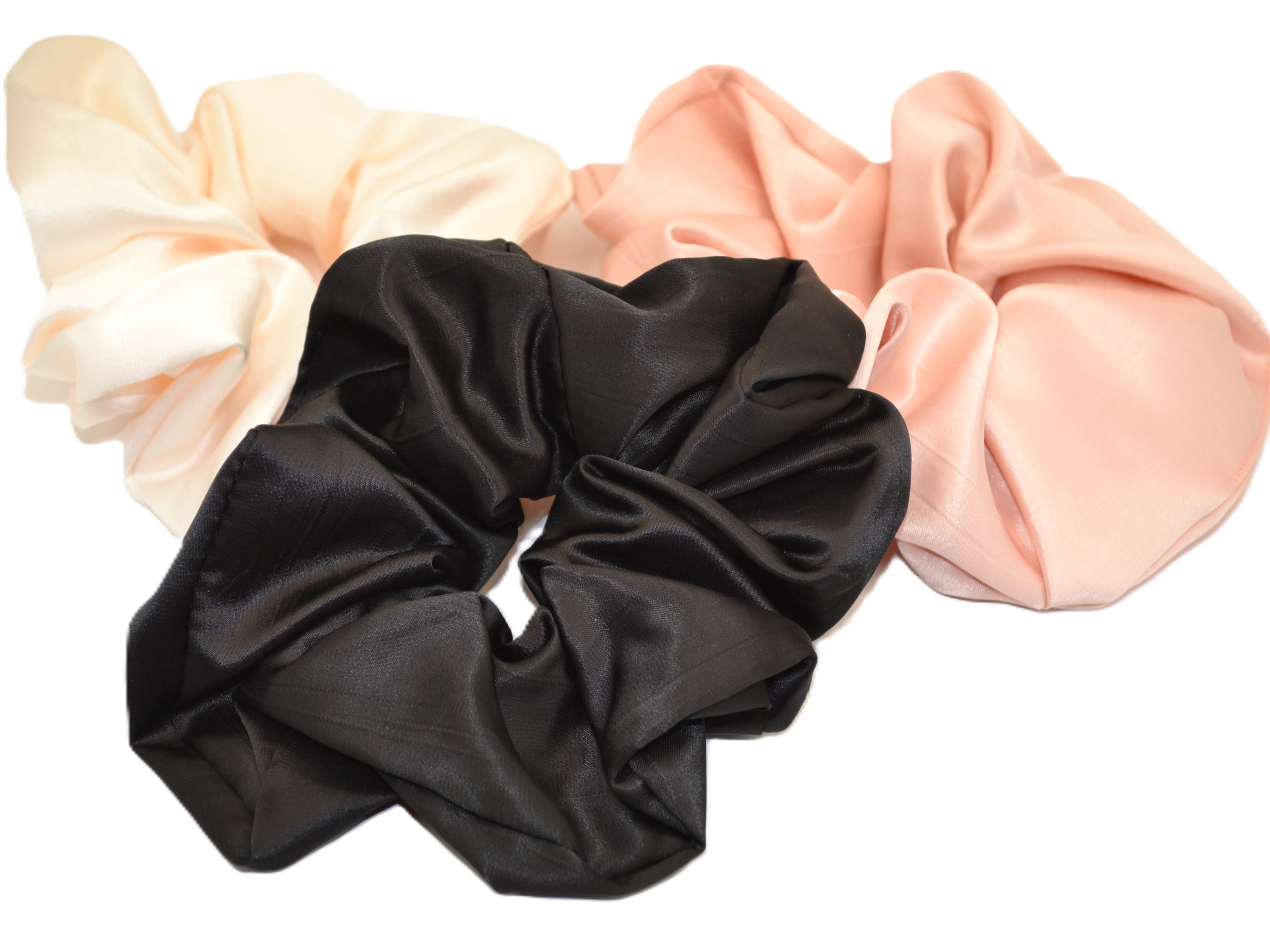 Satin Scrunchie - Haargummi - 60mm - Damen