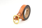 Leather Belt | Elegance - Gold Buckle - 115cm x 28mm - Women's